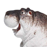 Maxbell Miniature Animal Figurine Small Animal Statue for Living Room Bookcase Decor Hippo