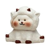 Maxbell Tea Pet Ornament Art Sheep Statue for Tea Decoration Tea Accessories Bedroom Style B