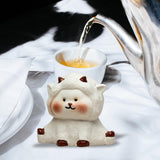 Maxbell Tea Pet Ornament Art Sheep Statue for Tea Decoration Tea Accessories Bedroom Style B
