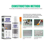 Maxbell Waterproof Insulating Sealant Waterproofing Sealant Agent for Cement Windows 100ml