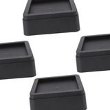 Maxbell 4 Pieces Furniture Bed Risers Square Bed Raising Blocks for Desk Table Couch