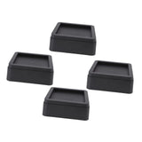 Maxbell 4 Pieces Furniture Bed Risers Square Bed Raising Blocks for Desk Table Couch