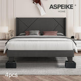 Maxbell 4 Pieces Furniture Bed Risers Square Bed Raising Blocks for Desk Table Couch