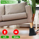 Maxbell Furniture Riser Stackable Anti Scratch Sofa Chair Leg Lifts for Table Couch 4 pieces