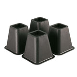 Maxbell Furniture Riser Stackable Anti Scratch Sofa Chair Leg Lifts for Table Couch 4 pieces