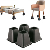 Maxbell Furniture Riser Stackable Anti Scratch Sofa Chair Leg Lifts for Table Couch 4 pieces