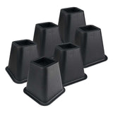 Maxbell Furniture Riser Stackable Anti Scratch Sofa Chair Leg Lifts for Table Couch 6 pieces