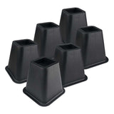 Maxbell Furniture Riser Stackable Anti Scratch Sofa Chair Leg Lifts for Table Couch 6 pieces