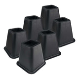 Maxbell Furniture Riser Stackable Anti Scratch Sofa Chair Leg Lifts for Table Couch 6 pieces