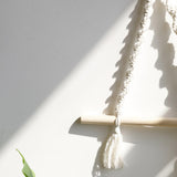 Maxbell Boho Towel Rack Bedroom Tissue Roll Hanger Hotel Macrame Toilet Paper Holder