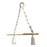 Maxbell Boho Towel Rack Bedroom Tissue Roll Hanger Hotel Macrame Toilet Paper Holder