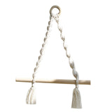 Maxbell Boho Towel Rack Bedroom Tissue Roll Hanger Hotel Macrame Toilet Paper Holder
