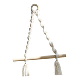 Maxbell Boho Towel Rack Bedroom Tissue Roll Hanger Hotel Macrame Toilet Paper Holder