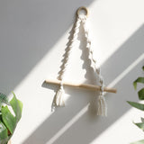 Maxbell Boho Towel Rack Bedroom Tissue Roll Hanger Hotel Macrame Toilet Paper Holder