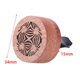 Maxbell Wooden Non Electric Diffused Car Diffuser Vent Clip for Wardrobe Toilet Desk B