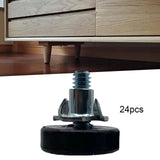Maxbell 1/4inch Thread Adjustable Furniture Levelers Adjustable Table Chair Levelers