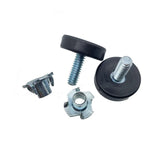 Maxbell 1/4inch Thread Adjustable Furniture Levelers Adjustable Table Chair Levelers