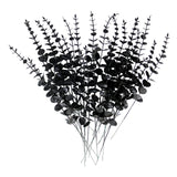 Maxbell 20 Pieces Artificial Eucalyptus Leaves Large Bunch for Office Garden