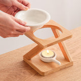 Maxbell Ceramic Essential Oil Burner Scented Melt Burner for Home Decoration