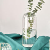 Maxbell Glass Vase Simple Flower Container Glass Bottle Flower Vases Plant Holder 9cmx10cm