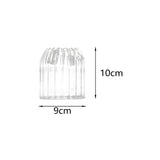 Maxbell Glass Vase Simple Flower Container Glass Bottle Flower Vases Plant Holder 9cmx10cm