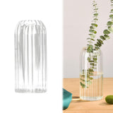 Maxbell Glass Vase Simple Flower Container Glass Bottle Flower Vases Plant Holder 9cmx20cm