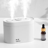 Maxbell 800ml Air Humidifier Premium Fragrance Oil Diffuser for Bedroom Yoga Desktop White