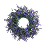 Maxbell Purple Swag Wreath Door Hanging Ornament for Thanksgiving Farmhouse Corridor Small