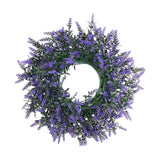Maxbell Purple Swag Wreath Door Hanging Ornament for Thanksgiving Farmhouse Corridor Small