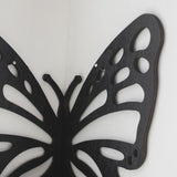 Maxbell Butterfly Corner Shelf Decorative Wall Corner Shelf for Bedrooms Office Dorm Style A