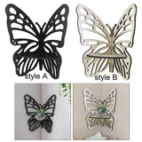 Maxbell Butterfly Corner Shelf Decorative Wall Corner Shelf for Bedrooms Office Dorm Style A
