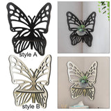 Maxbell Butterfly Corner Shelf Decorative Wall Corner Shelf for Bedrooms Office Dorm Style A