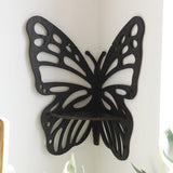 Maxbell Butterfly Corner Shelf Decorative Wall Corner Shelf for Bedrooms Office Dorm Style A