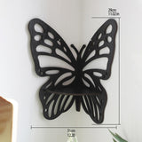 Maxbell Butterfly Corner Shelf Decorative Wall Corner Shelf for Bedrooms Office Dorm Style A