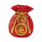 Maxbell Spring Festival Purse Bag Feng Shui Vase Ornament for Shelf Fireplace Mantel Style A