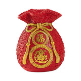 Maxbell Spring Festival Purse Bag Feng Shui Vase Ornament for Shelf Fireplace Mantel Style A