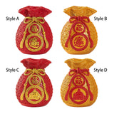 Maxbell Spring Festival Purse Bag Feng Shui Vase Ornament for Shelf Fireplace Mantel Style A