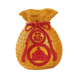 Maxbell Spring Festival Purse Bag Feng Shui Vase Ornament for Shelf Fireplace Mantel Style D