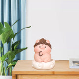 Maxbell Pig Statue Good Lucky Ornament Resin Figurine for Office Wedding Dining Room Style A