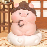 Maxbell Pig Statue Good Lucky Ornament Resin Figurine for Office Wedding Dining Room Style A