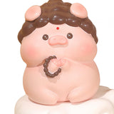 Maxbell Pig Statue Good Lucky Ornament Resin Figurine for Office Wedding Dining Room Style A