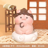Maxbell Pig Statue Good Lucky Ornament Resin Figurine for Office Wedding Dining Room Style A