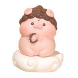 Maxbell Pig Statue Good Lucky Ornament Resin Figurine for Office Wedding Dining Room Style A