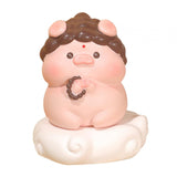 Maxbell Pig Statue Good Lucky Ornament Resin Figurine for Office Wedding Dining Room Style A