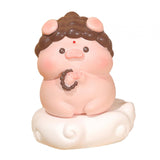 Maxbell Pig Statue Good Lucky Ornament Resin Figurine for Office Wedding Dining Room Style A