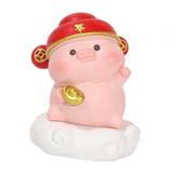 Maxbell Pig Statue Good Lucky Ornament Resin Figurine for Office Wedding Dining Room Style B