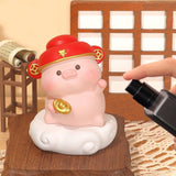 Maxbell Pig Statue Good Lucky Ornament Resin Figurine for Office Wedding Dining Room Style B
