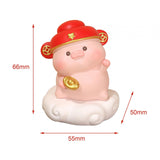 Maxbell Pig Statue Good Lucky Ornament Resin Figurine for Office Wedding Dining Room Style B