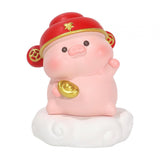 Maxbell Pig Statue Good Lucky Ornament Resin Figurine for Office Wedding Dining Room Style B