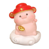 Maxbell Pig Statue Good Lucky Ornament Resin Figurine for Office Wedding Dining Room Style B